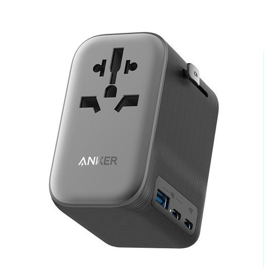 หัวแปลงปลั๊กไฟ Anker Nano Universal Travel Adapter 65W 4 in 1
