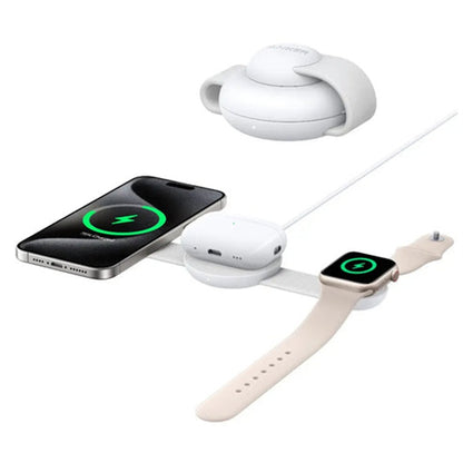 ชาร์จเร็วไร้สาย Anker MagGo 3-in-1 Foldable Charging Pad 15W Qi2 Wireless Charger