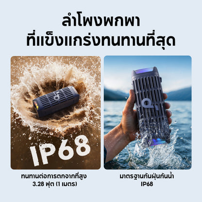 ลำโพงพกพา Soundcore by Anker Boom 3i