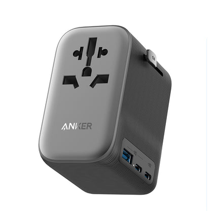หัวแปลงปลั๊กไฟ Anker Nano Universal Travel Adapter 65W 4 in 1