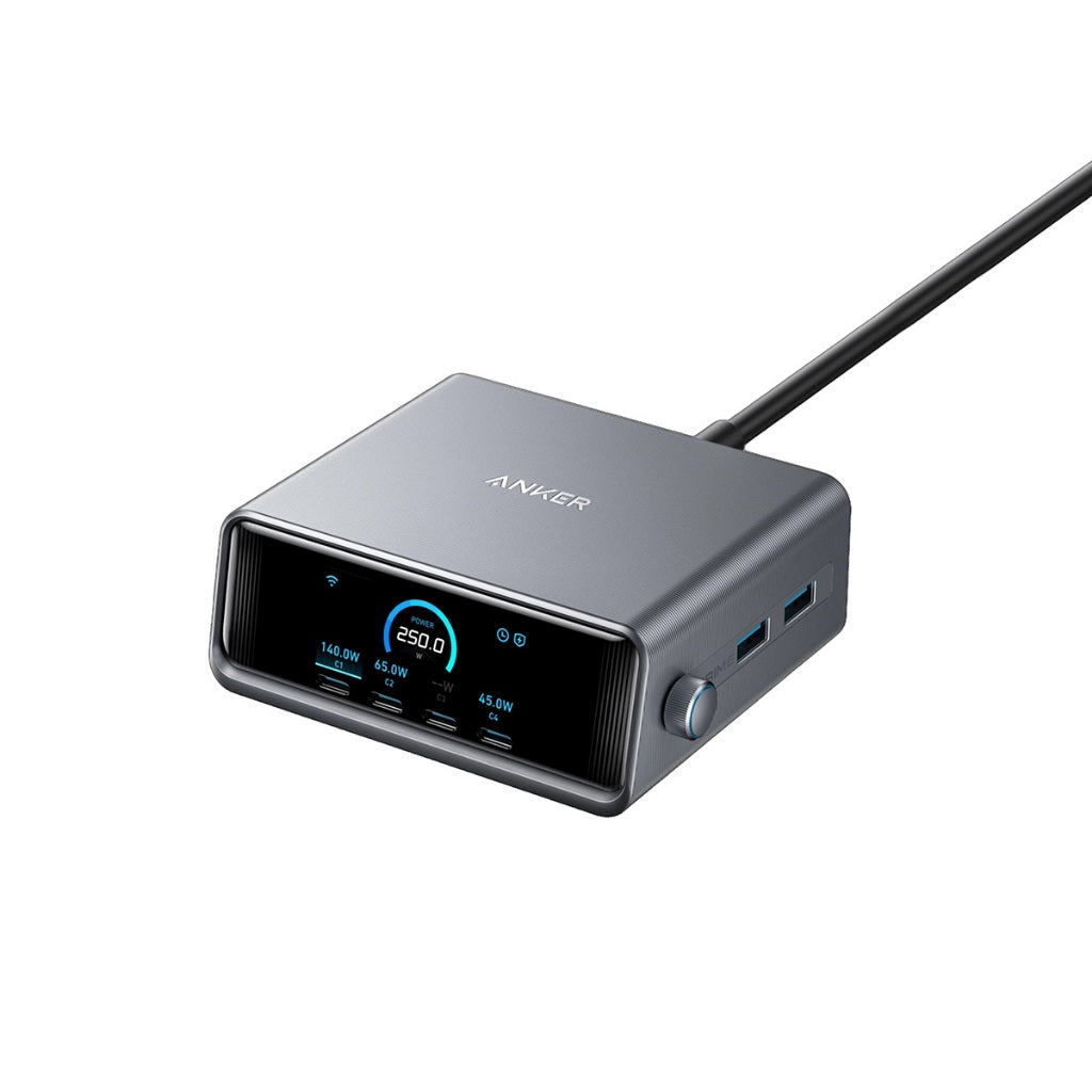 แท่นชาร์จ Anker Prime Charger 250W/200W 6-Ports GaN