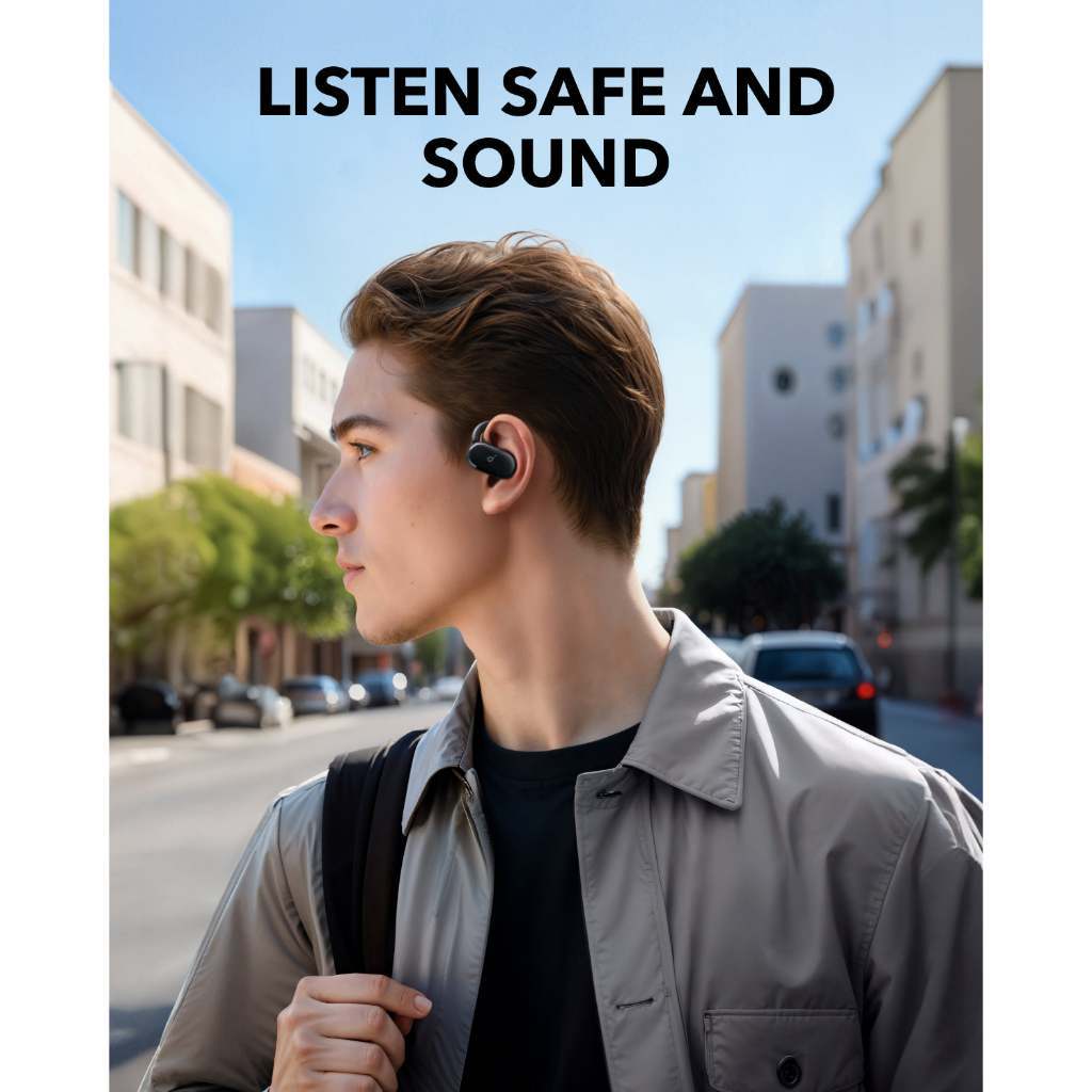 หูฟังบลูทูธไร้สาย Soundcore V20i Open-Ear Earbuds Aerofit series