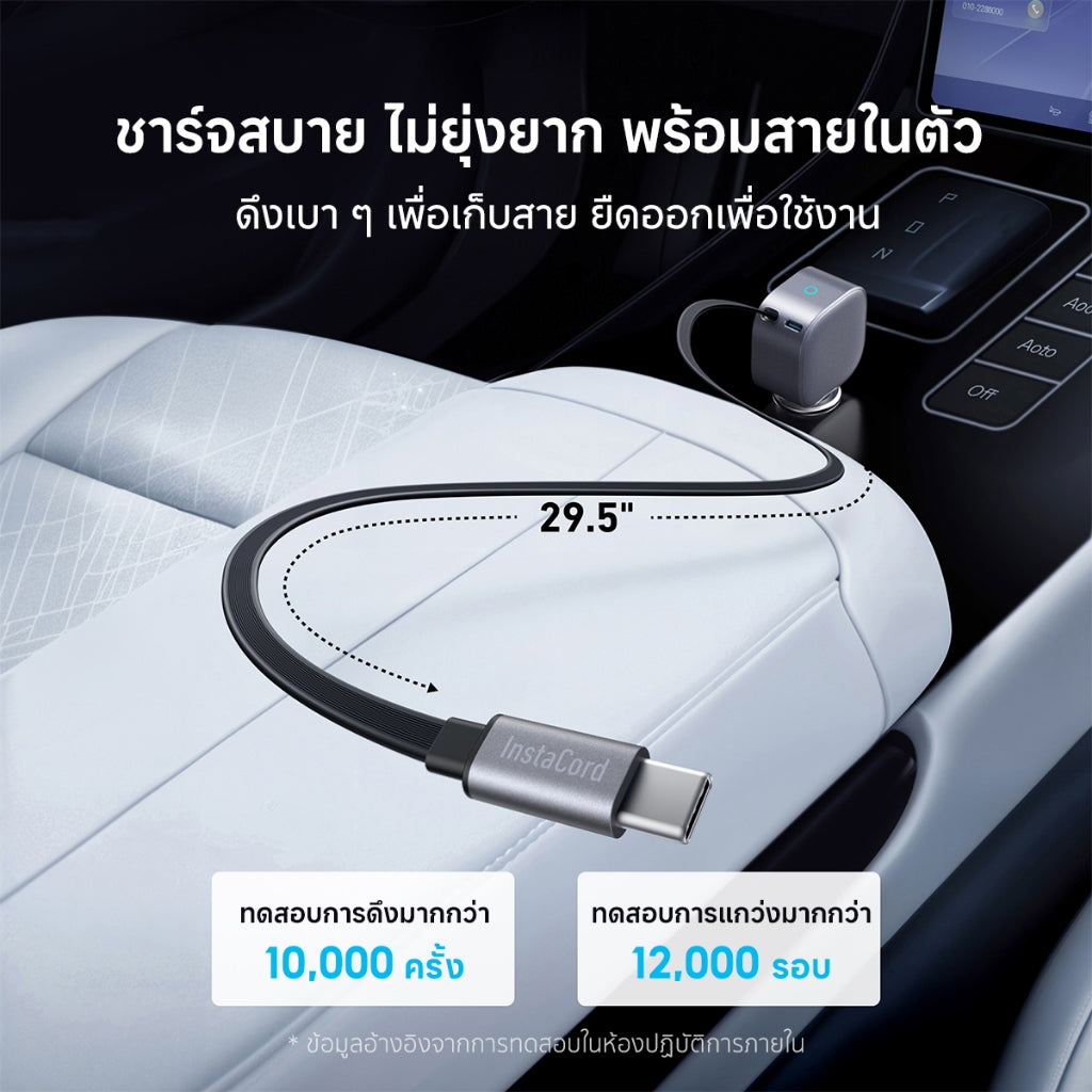 ที่ชาร์จเร็วในรถยนต์ Anker Nano Car Charger 75W