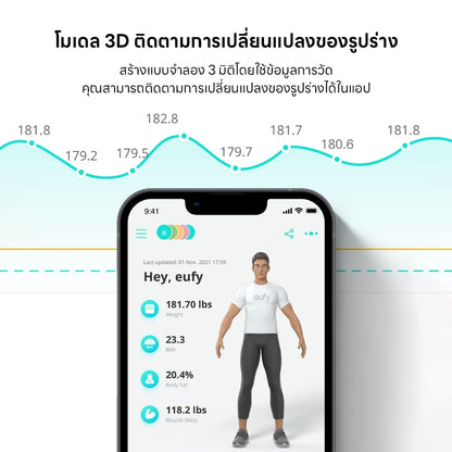 เครื่องชั่งน้ำหนัก Anker Eufy Smart Scale P2