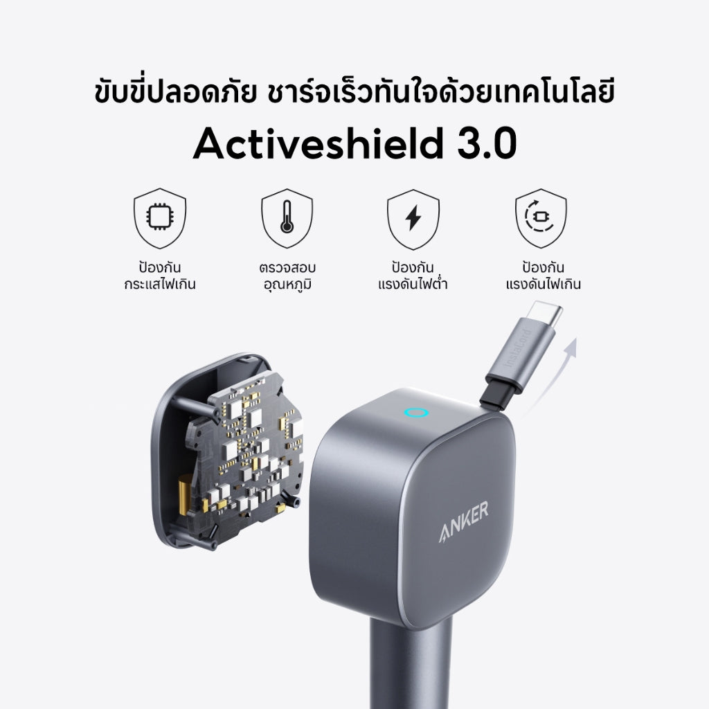 ที่ชาร์จเร็วในรถยนต์ Anker Nano Car Charger 75W