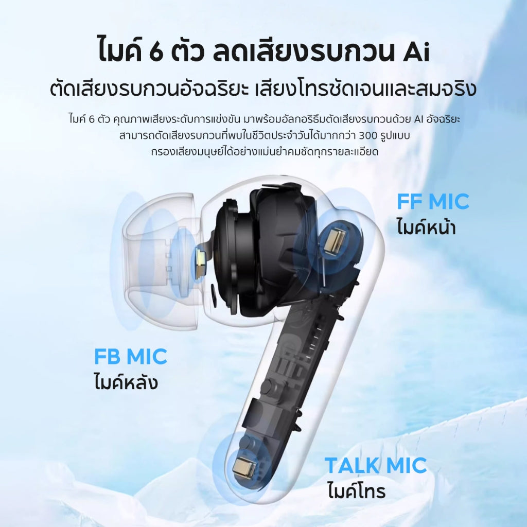 หูฟังบลูทูธไร้สาย Soundcore P40i Smart ANC True-Wireless Earbuds