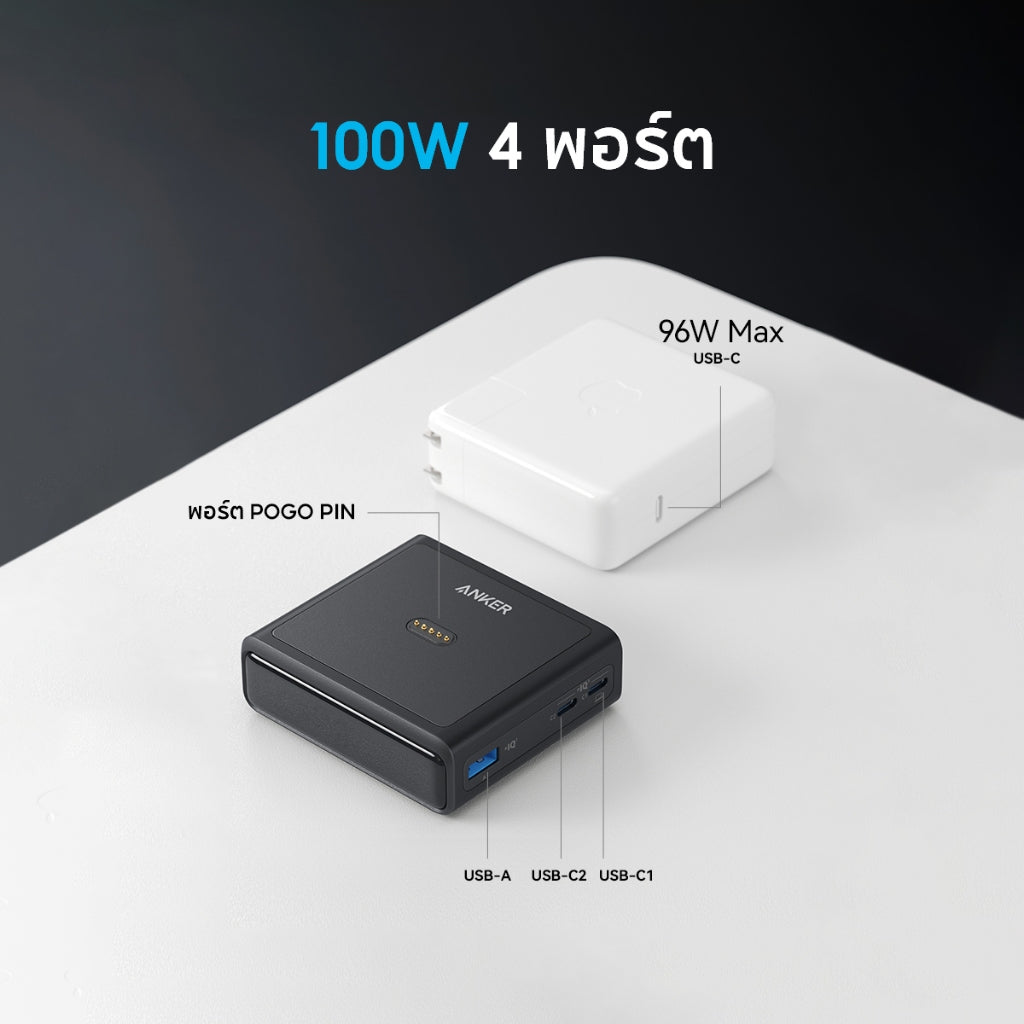 แท่นชาร์จแม่เหล็ก Anker 100W Charging Base for Prime
