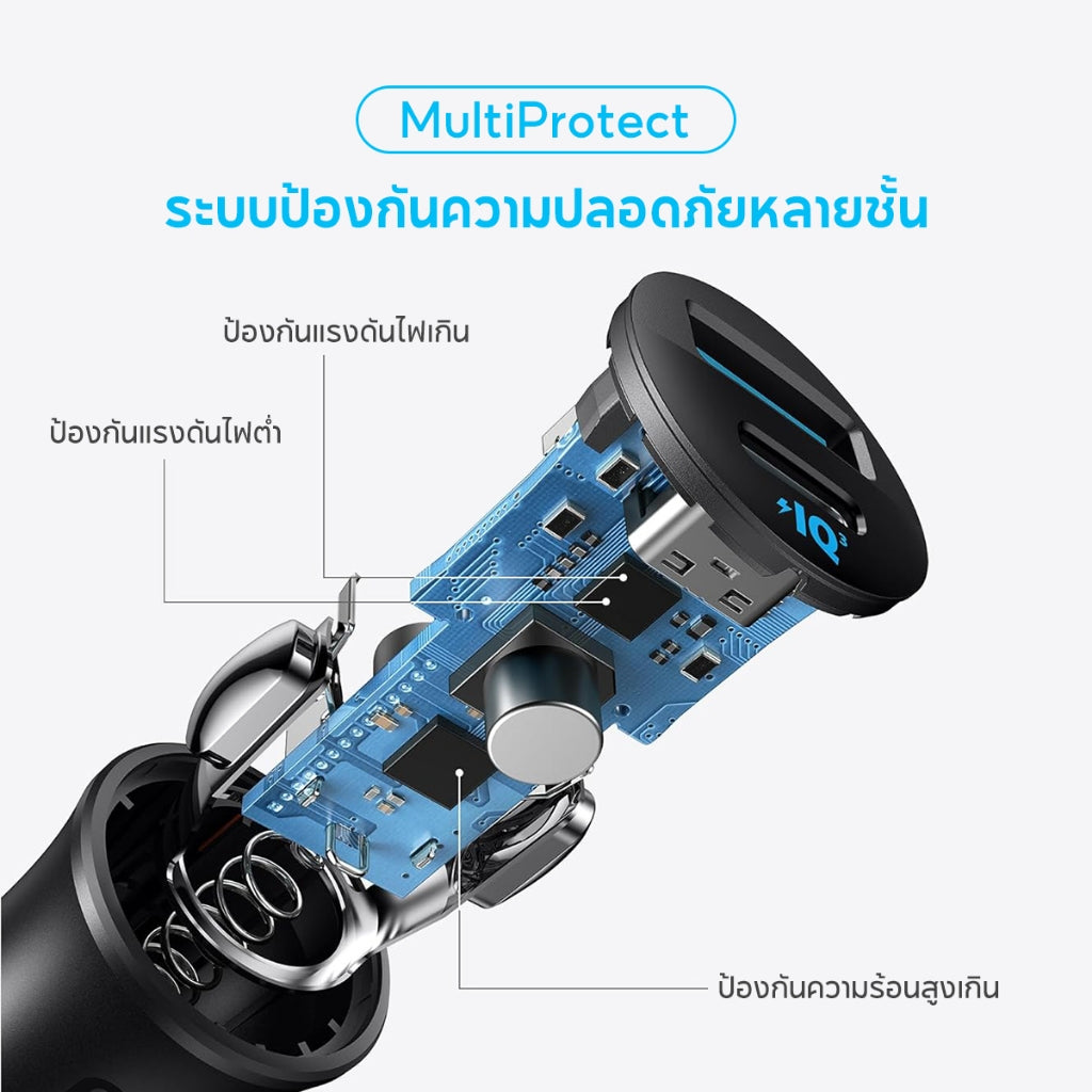 ที่ชาร์จเร็วในรถ Anker USB-C Car Charger 30W
