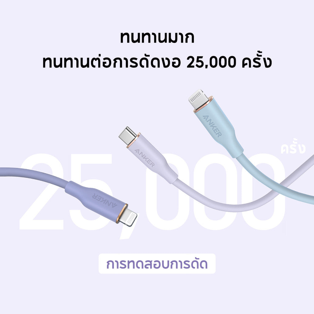 สายชาร์จเร็ว Anker 641 USB-C to Cable 100W 643 PowerLine III Flow