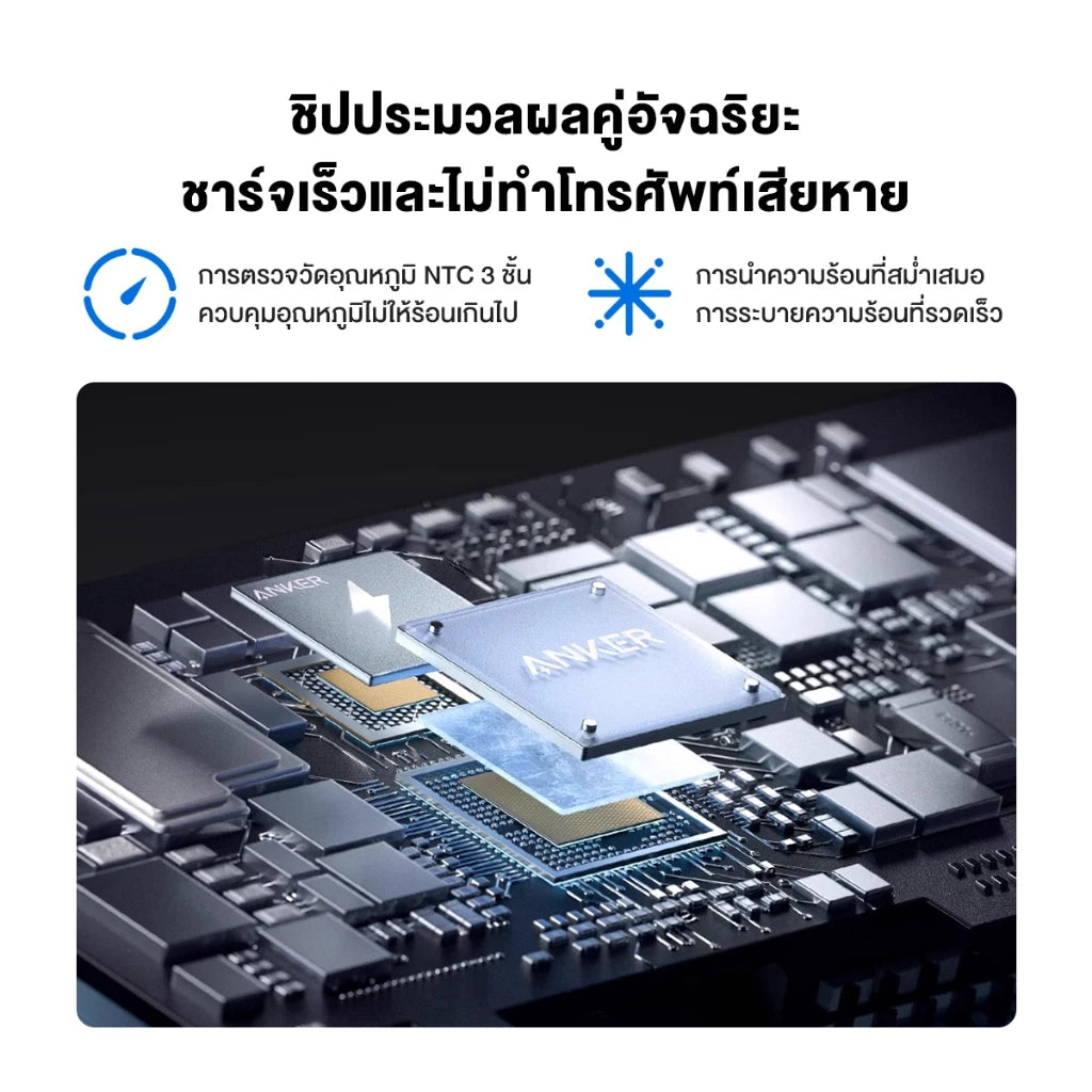 แบตสํารอง Anker Zolo Magnetic Power Bank 10000mAh