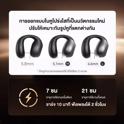 หูฟังบลูทูธไร้สาย Soundcore C40i  Flexible and Comfortable Clip-On Earbuds