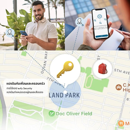 เครื่องติดตาม Eufy Smart Track Link AirTag Tracker Finder