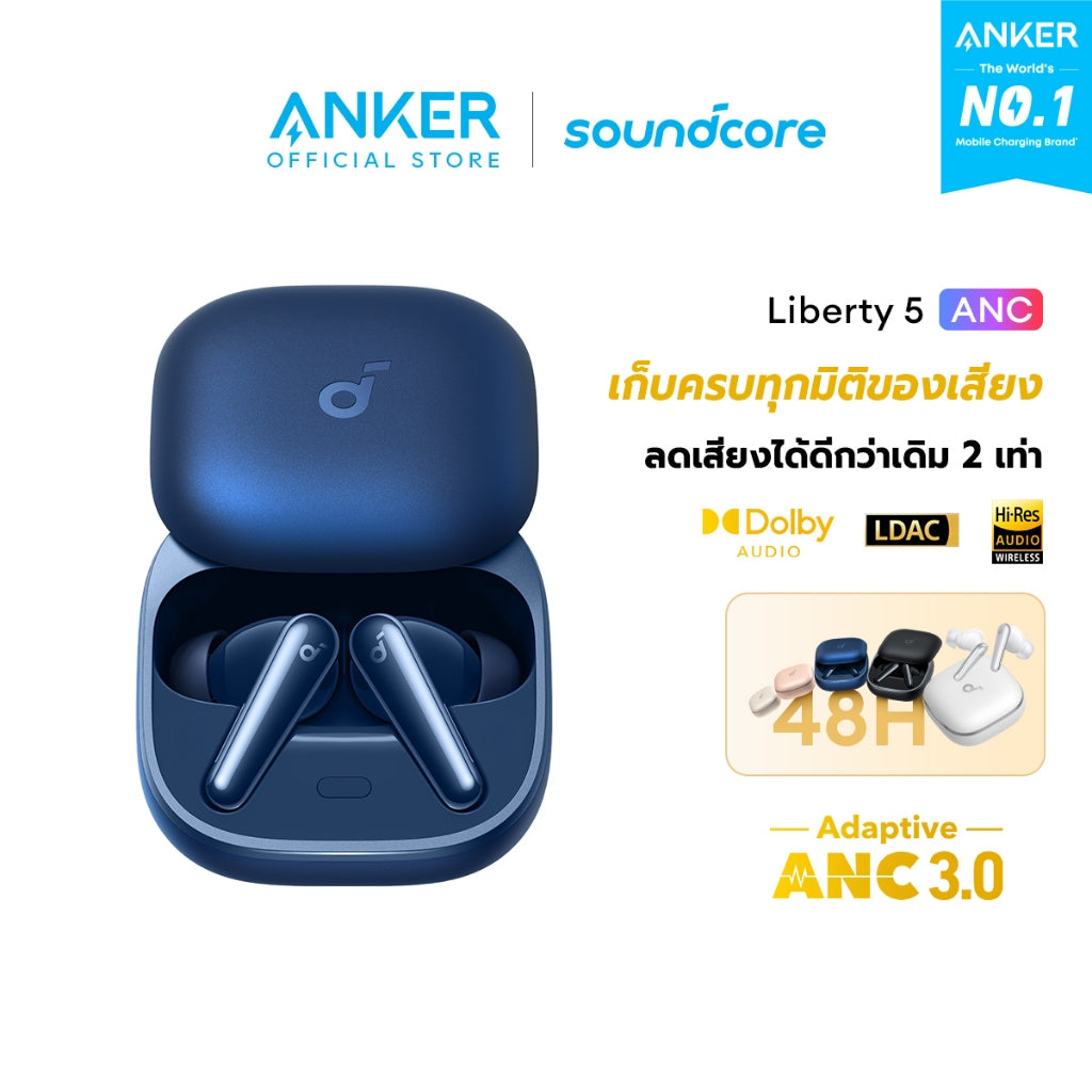 หูฟังบลูทูธไร้สาย Soundcore by Anker Liberty 5 ANC