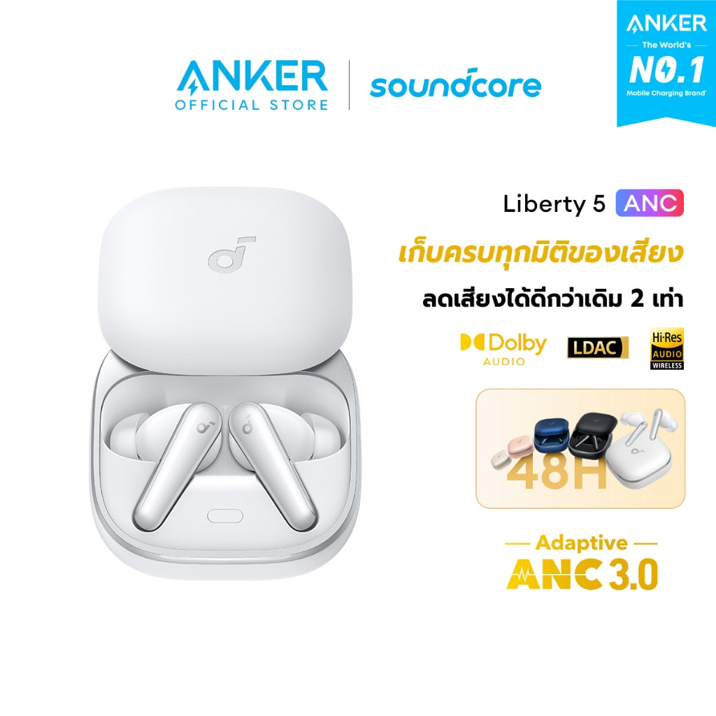หูฟังบลูทูธไร้สาย Soundcore by Anker Liberty 5 ANC