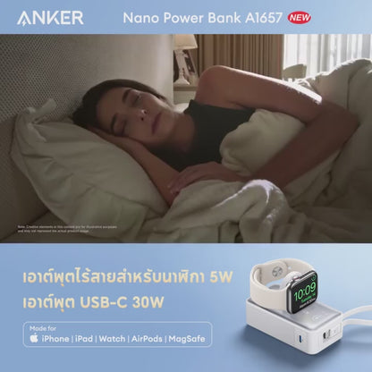 แบตสํารอง Anker Nano Power Bank 10000mAh Magnetic