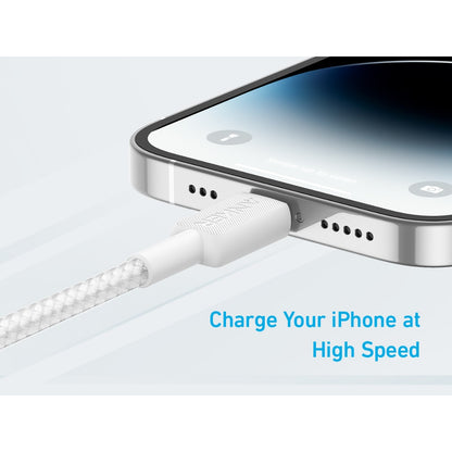 สายชาร์จเร็ว Anker 322 USB-C to Lightning Cable (90cm /180cm Braided)